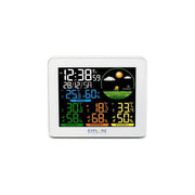 Explore Scientific WSH4005C Stazione Meteo Digitale Display Colori Barometro Previsioni Tempo 3 Sensori Orologio Radiocontrollato colore Bianco