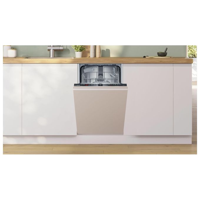 Bosch SPV2HKX42E Serie 2 Lavastoviglie da incasso 10 coperti Classe E 46 dB Home Connect EcoSilence Drive (81.5x44.8x55 cm) colore Bianco
