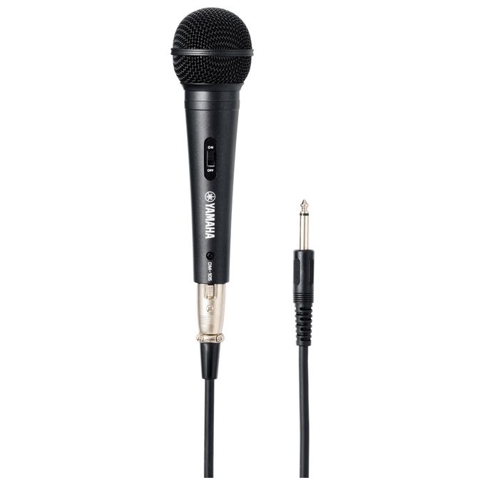 Yamaha CDM105 DM-105 Microfono Dinamico Unidirezionale per Voce Cavo 5 m XLR Jack 6.3mm colore Nero