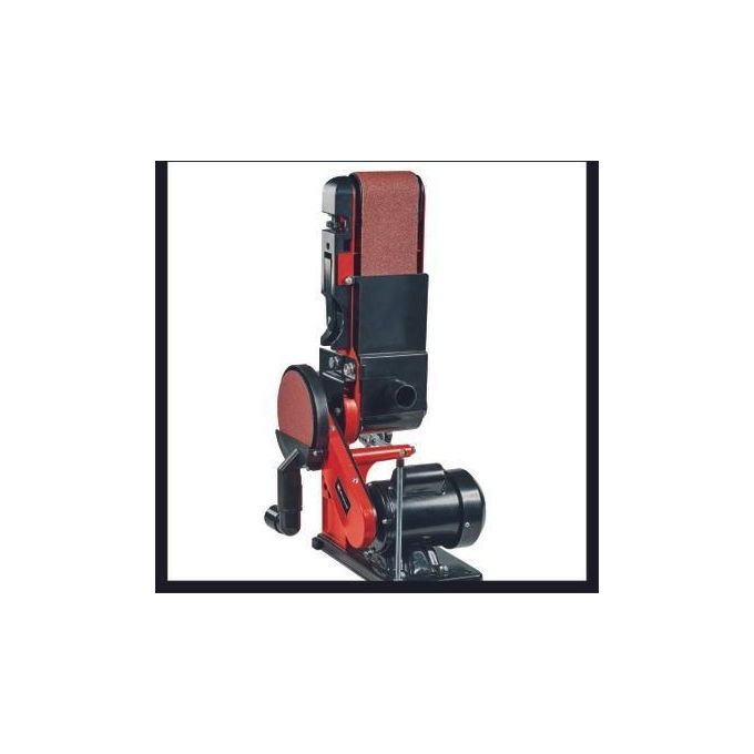 Einhell 4419257 TC-US 380 Levigatrice a nastro e disco 380 W motore a induzione con aspirazione polvere colore Nero