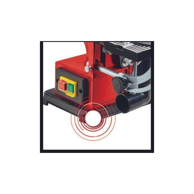 Einhell 4419257 TC-US 380 Levigatrice a nastro e disco 380 W motore a induzione con aspirazione polvere colore Nero