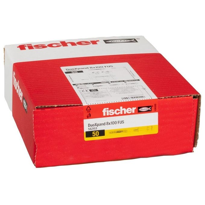 Fischer DuoXpand 8x100 FUS 50 Pezzi