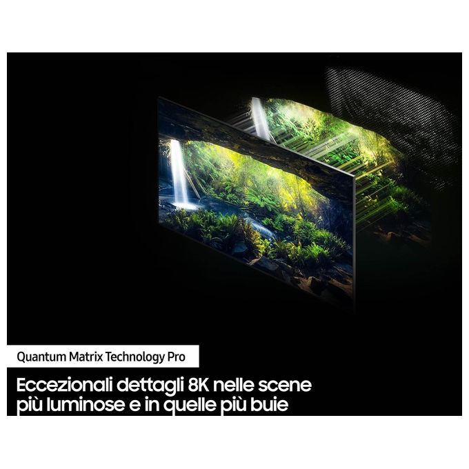 Samsung QE85QN900BTXZT Neo QLED Smart TV 85'' 8K Quantum Matrix Pro Neural Quantum 8K Dolby Atmos Wi-Fi 6 colore Acciaio Inossidabile