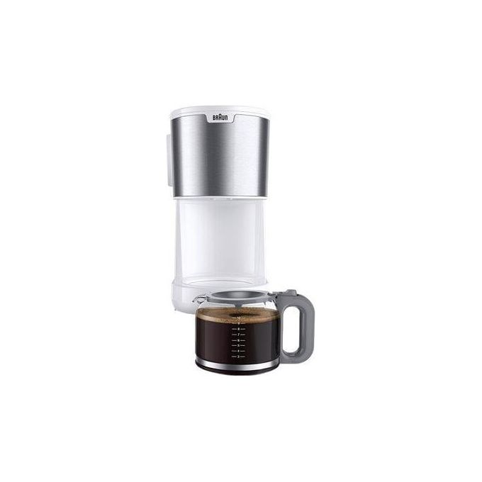 Braun KF1500WH PurShine Macchina da caffe' a Filtro 1 L 1000 W spegnimento automatico antigoccia colore Bianco