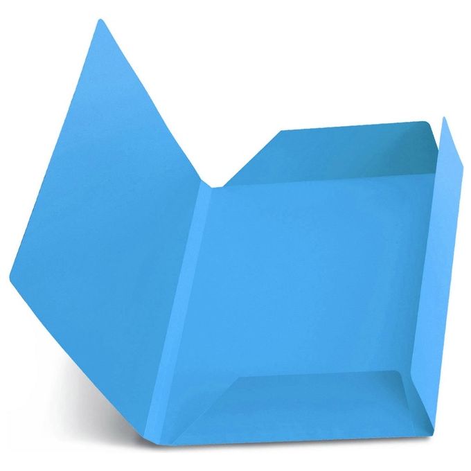 Cartotecnica Favini Cf25 cartelline 3 lembi Azzurro