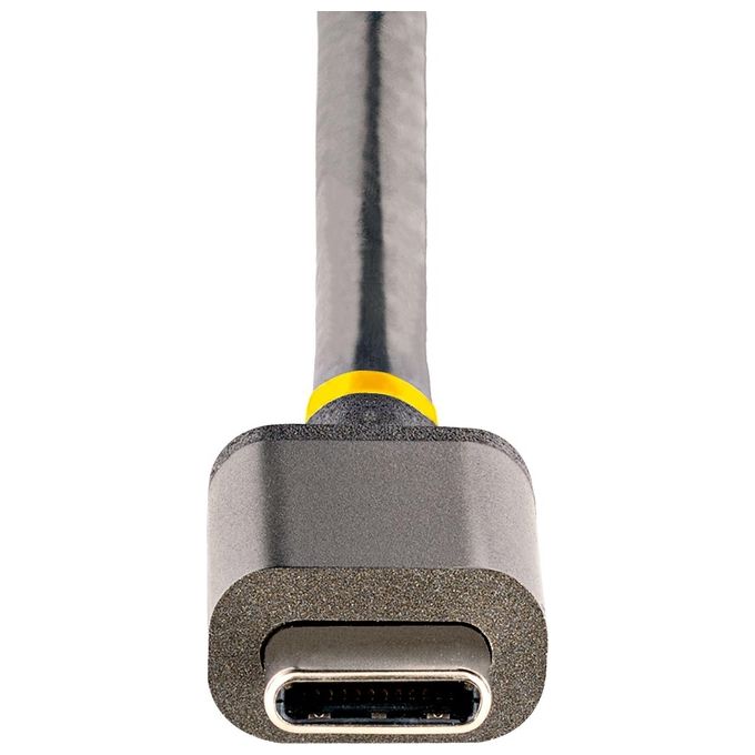 StarTech 115B-USBC-MULTIPORT Hub USB-C 8in1 HDMI 4K 60Hz 3x USB-A 5Gbps GbE SD MicroSD PD 100W cavo 30cm colore Grigio