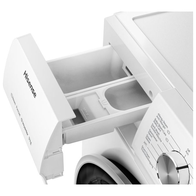 Hisense WFQA9014EVJMW Lavatrice Caricamento Forntale 9Kg 1400rpm Classe Energetica D