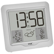 TFA-Dostmann 35.1164.02 METRO PLUS Stazione meteorologica digitale senza fili Previsione tempo 12-24 ore Sensore esterno Igrometro Termometro Barometro colore Bianco