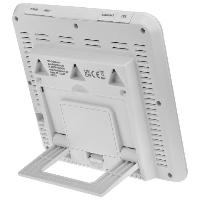 TFA-Dostmann 35.1164.02 METRO PLUS Stazione meteorologica digitale senza fili Previsione tempo 12-24 ore Sensore esterno Igrometro Termometro Barometro colore Bianco