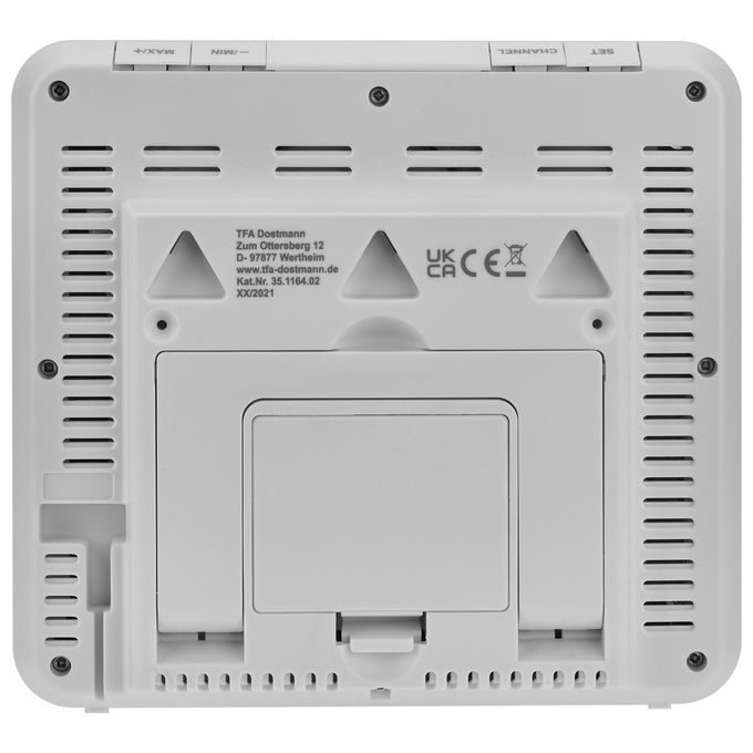 TFA-Dostmann 35.1164.02 METRO PLUS Stazione meteorologica digitale senza fili Previsione tempo 12-24 ore Sensore esterno Igrometro Termometro Barometro colore Bianco
