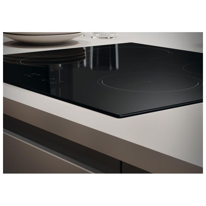 Candy CI642C-E1 Idea - Piano cottura induzione, 59 cm, 4 zone, funzione Booster, Power Management, controlli touch, Nero