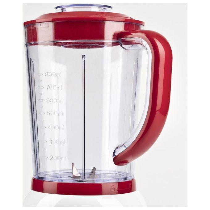 Girmi FR27 Frullatore da tavolo 350 W 1 L 6 lame acciaio inox 2 velocita' funzione Pulse colore Bianco Rosso