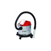 Einhell 2351700 Power X-Change Aspiracenere a batteria 18V 15 L 100 mbar con sistema pulizia filtro tubo metallo 4 ruote orientabili colore Nero Grigio Rosso
