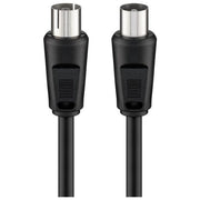 Ednet cavo antenna maschio-femmina mt 10 colore nero