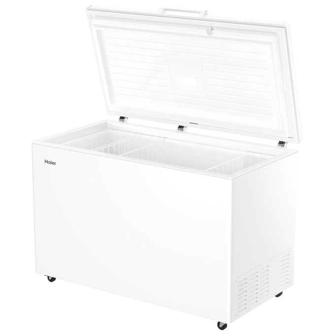 Haier HCE420E Serie 7 Congelatore a Pozzetto 418 L 84.5 cm Classe E 39 dB Low Frost Fast Freeze colore Bianco