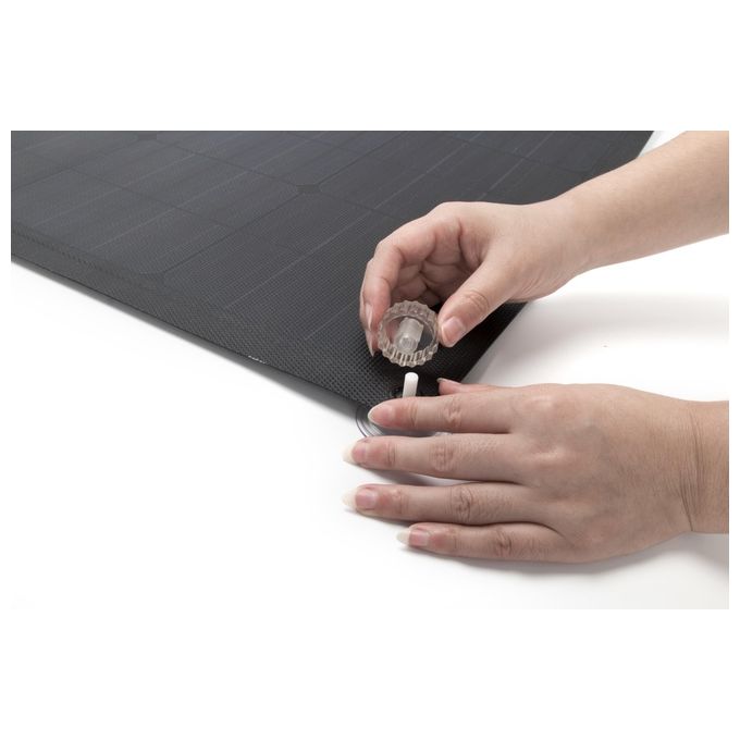 EcoFlow 5005704001 Ventose per Pannelli Solari 8 Pezzi Fissaggio su Superfici Lisce colore Trasparente