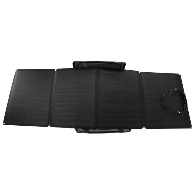 EF ECOFLOW SOLAR PANEL Pannello Solare 110 W con Celle Monocristalline Uscita MC4 e XT60 colore Nero