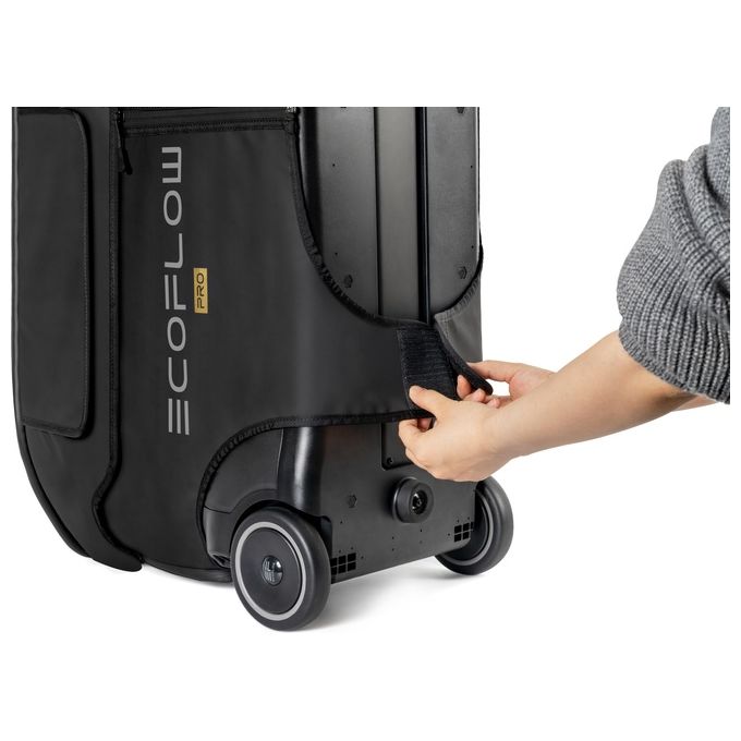EcoFlow BDELTAPRO Delta Pro Borsa da Trasporto Protettiva impermeabile colore Nero