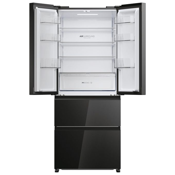 Haier HFR3718ENGB FD 70 Series 3 Frigorifero French Door 402 L 177 cm Classe E 37 dB No Frost colore Nero