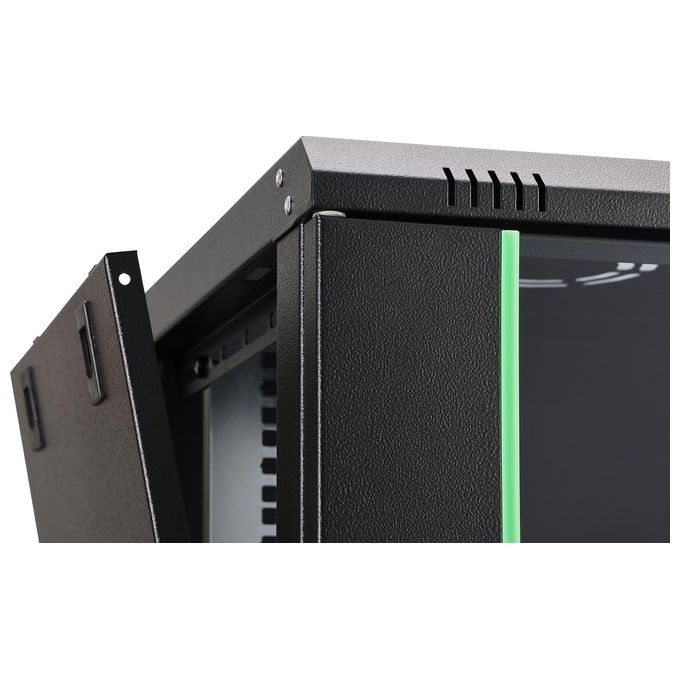 Digitus armadio 9 unita' da muro per reti (a)505 x (l)600 x (p) 450 mm colore nero