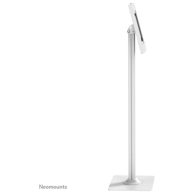 Neomounts FL15-650WH1 Supporto da Pavimento per Tablet 9,7-11 Pollici con Rotazione 90° Inclinazione Regolabile e Blocco Antifurto colore Bianco