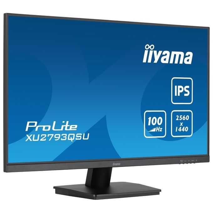 Iiyama XU2793QSU-B7 ProLite Monitor 27'' QHD IPS 2560x1440 100 Hz 1 ms Adaptive Sync colore Nero