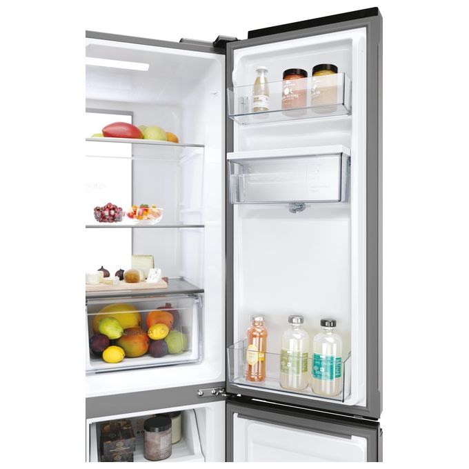 Haier HCR7818DWPT Cube 83 Serie 7 Frigorifero Multidoor 467 L 181 cm Classe D 35 dB No Frost Dispenser Acqua colore Nero