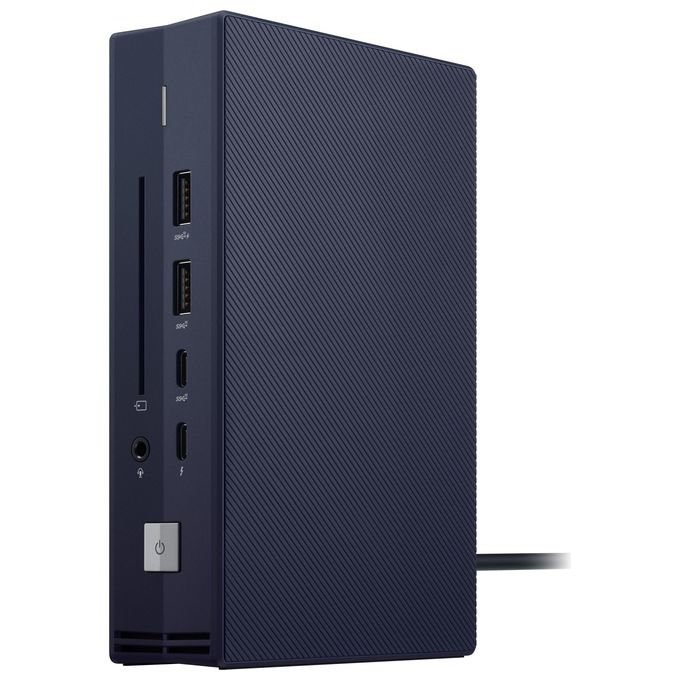 ASUS 90NX0460-P00030 SimPro Dock 2 Docking Station Thunderbolt 3 con USB 3.2 Gen 2 DisplayPort 1.4 HDMI 2.0 VGA LAN 1000M e lettore Smart Card colore Nero Blu