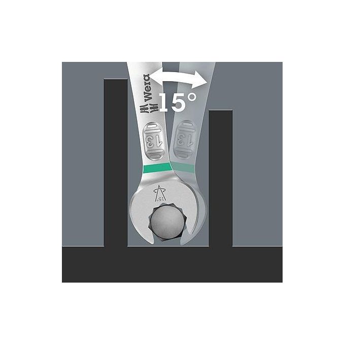 WERA 6003 Joker 11 Set 1 ring spanner set