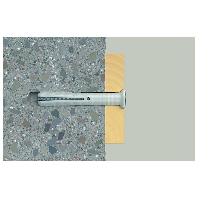 Fischer Fissaggio a Percussione N 8 x 120-80 S 120mm 8mm 100 Pezzi