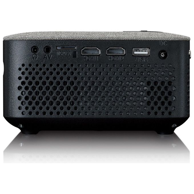 Lenco LPJ-700BKGY Videoproiettore LED Full HD 1080p 4000 Lumen Bluetooth 5.0 2x HDMI colore Nero Grigio