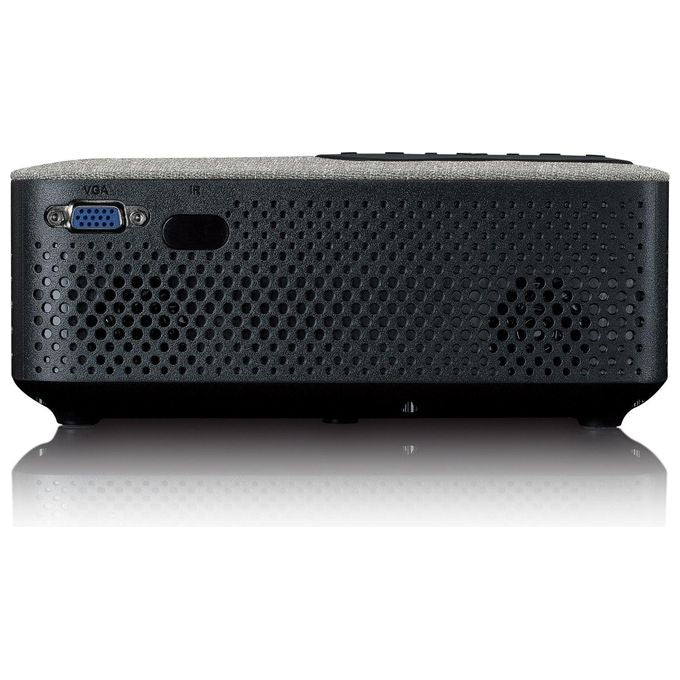 Lenco LPJ-700BKGY Videoproiettore LED Full HD 1080p 4000 Lumen Bluetooth 5.0 2x HDMI colore Nero Grigio