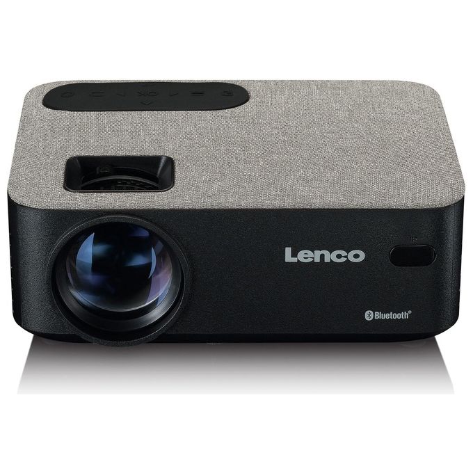 Lenco LPJ-700BKGY Videoproiettore LED Full HD 1080p 4000 Lumen Bluetooth 5.0 2x HDMI colore Nero Grigio
