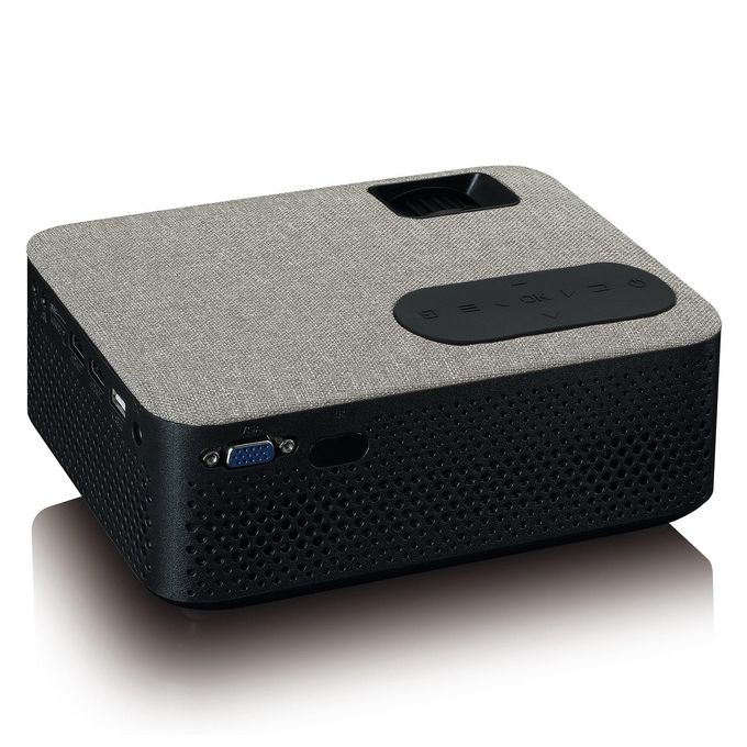 Lenco LPJ-700BKGY Videoproiettore LED Full HD 1080p 4000 Lumen Bluetooth 5.0 2x HDMI colore Nero Grigio