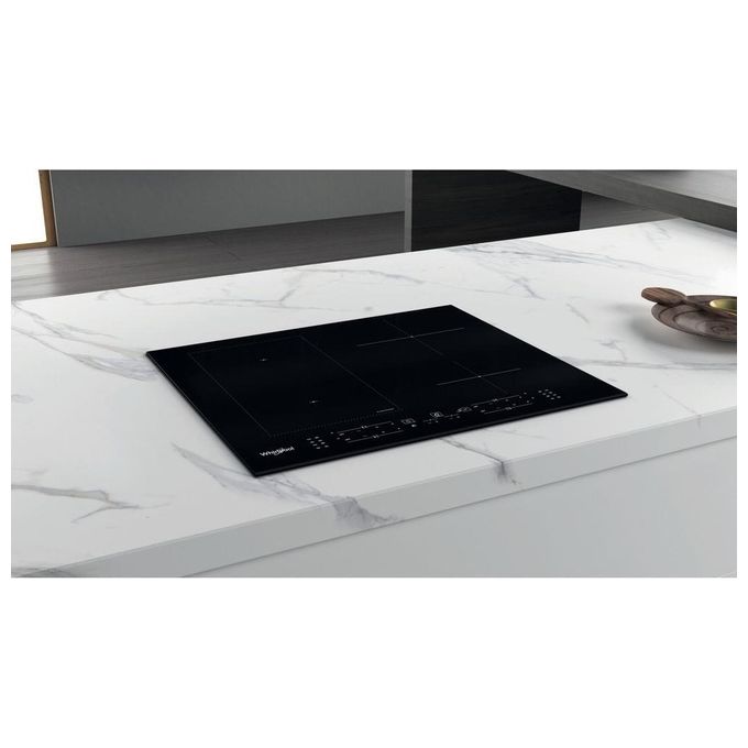 Whirlpool WL B1160 BF Piano cottura a induzione 59 cm 4 zone FlexiCook controllo Touch 7200 W colore Nero