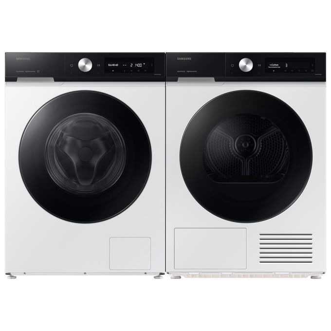 Samsung WW11DB7B94GEU3 BESPOKE AI Lavatrice Frontale 11 Kg 1400 rpm Classe A Ecodosatore Vapore Wi-Fi (85x60x60 cm) colore Bianco