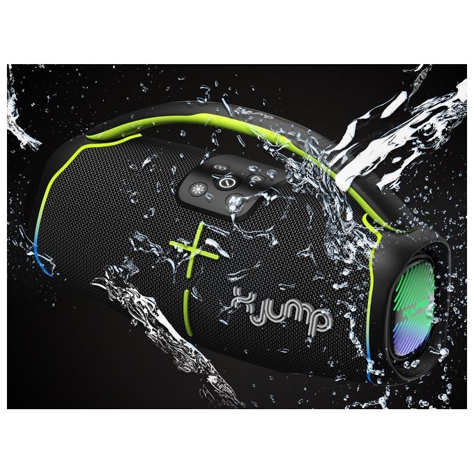 X JUMP XJ150BK Cassa Bluetooth Portatile Stereo 60W TWS IPX5 Microfono colore Nero