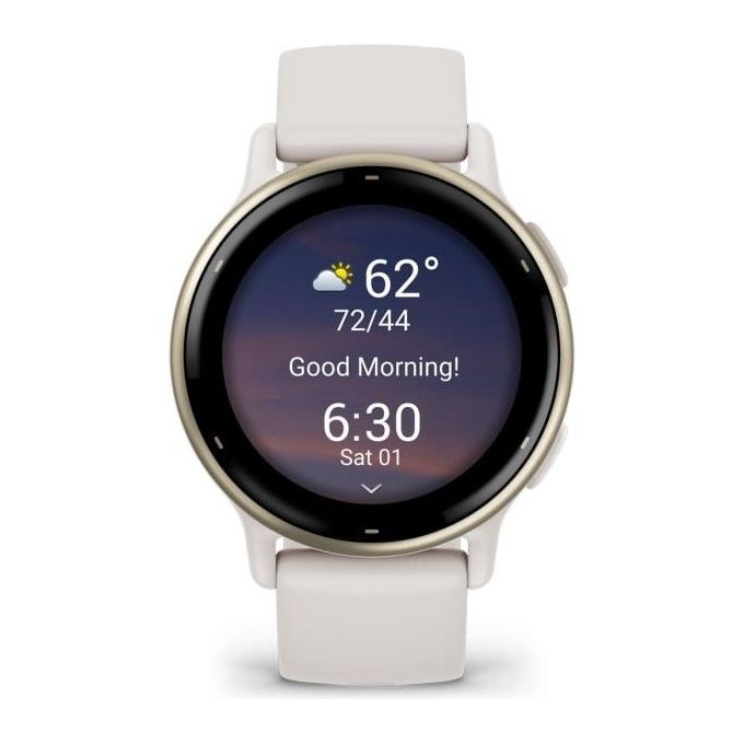Garmin 010-02862-11 Vivoactive 5 Smartwatch GPS AMOLED 1.2'' 4 GB Wi-Fi NFC Body Battery 11 giorni colore Bianco