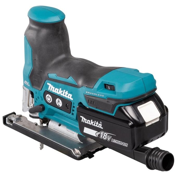 Makita DJV185RF1J seghetto alternativo a batteria 18 V motore brushless 3000 spm cambio lama senza utensili colore Verde