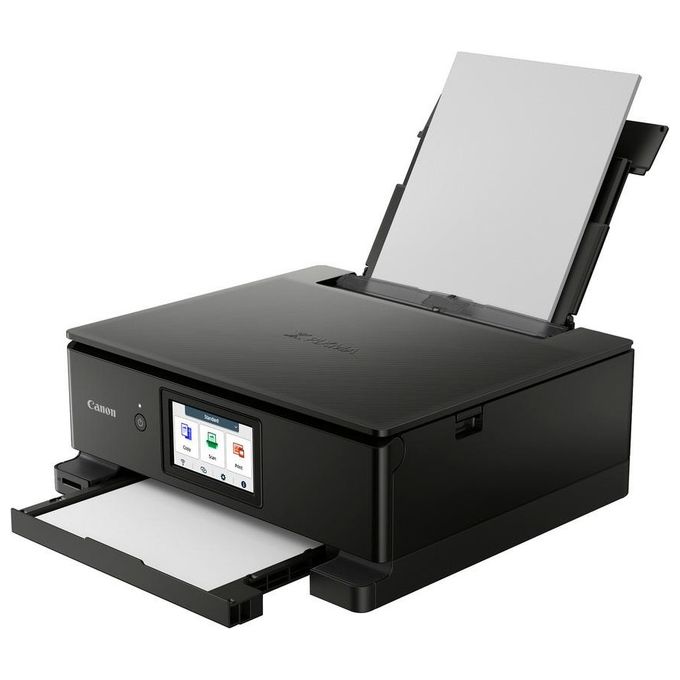 Canon TS8750 Stampante Multifunzione Inkjet 6 Inchiostri Separati Wi-Fi Touchscreen 4.3 Pollici Stampa Fronte Retro Automatica colore Nero