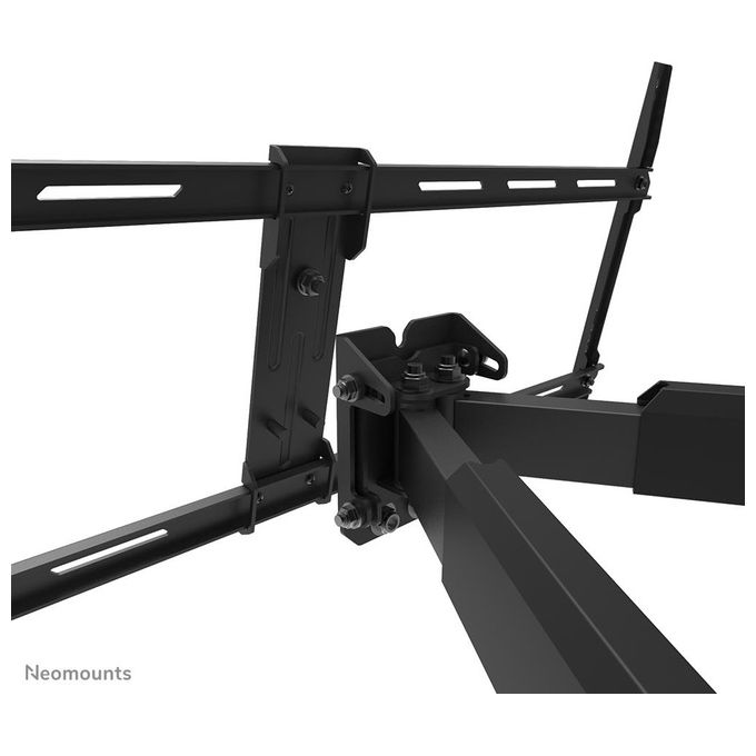 Neomounts WL40-550BL18 Supporto TV a parete Full Motion per schermi 43-75'' con regolazione inclinazione e rotazione fino a 54° e gestione cavi integrata colore Nero