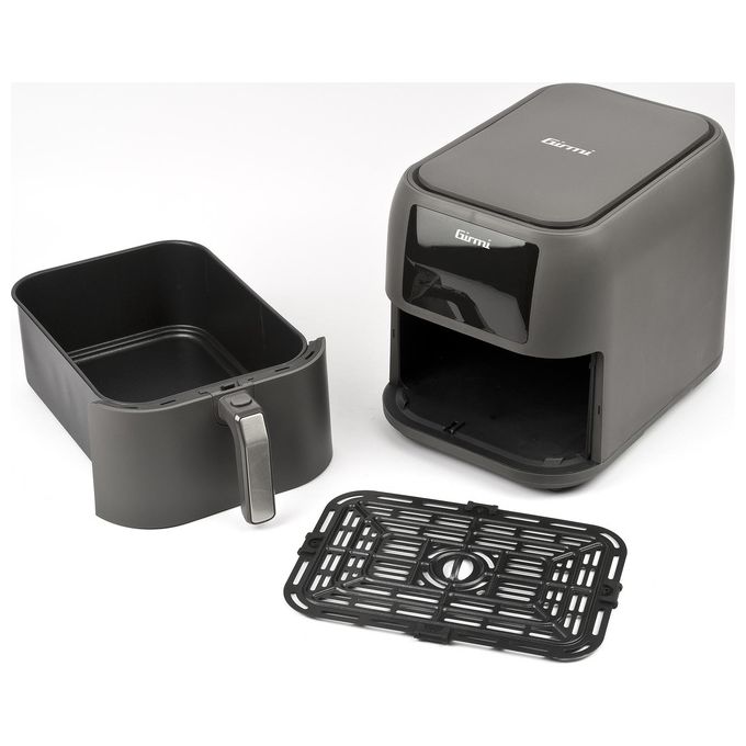 Girmi FG92 Ecofrit Deep Friggitrice ad aria 8 L 1700 W 7 programmi Display digitale colore Grigio