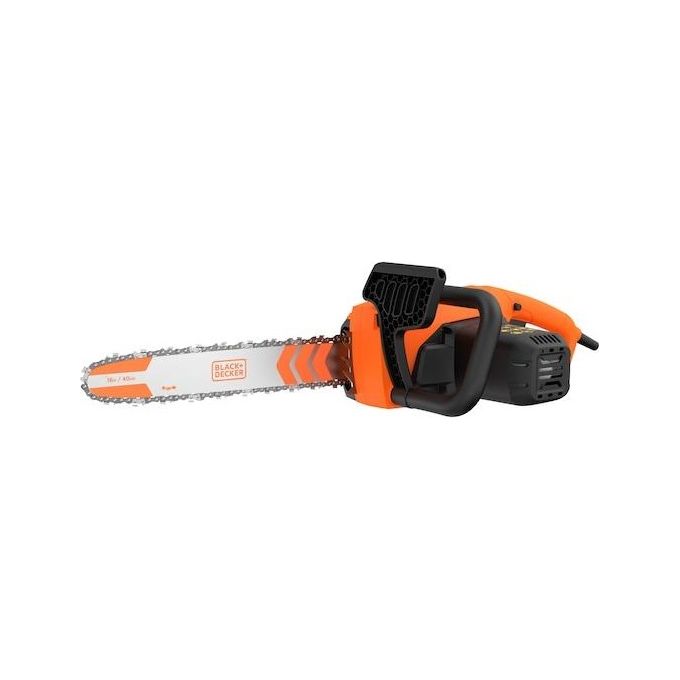 Black+decker BECS2040-QS Motosega Elettrica 2000W barra 40 cm lubrificazione automatica freno catena colore Arancione