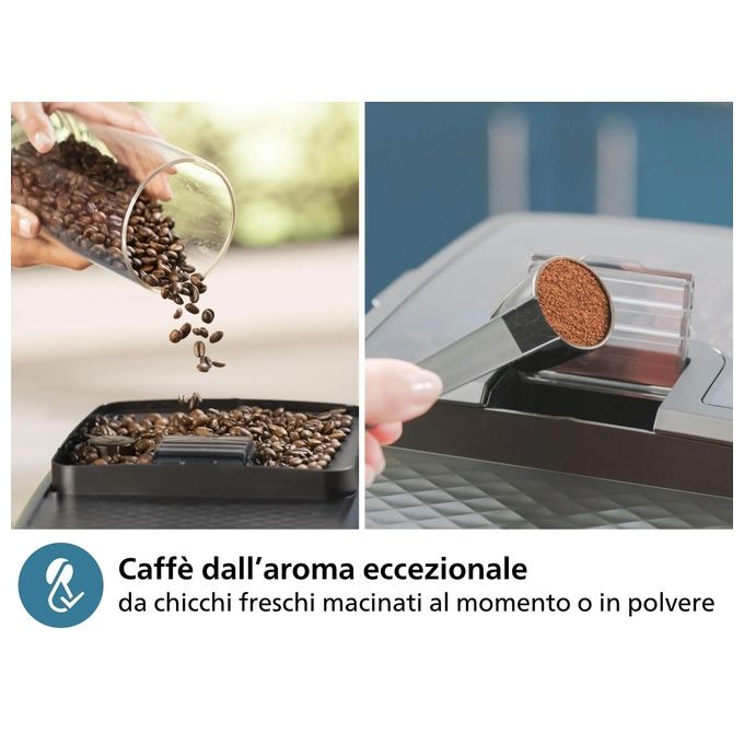 Philips EP3321-40 Serie 3300 Macchina da caffe' Automatica 1.8 L 15 bar 1500 W Macinatore Ceramica 5 Bevande colore Nero