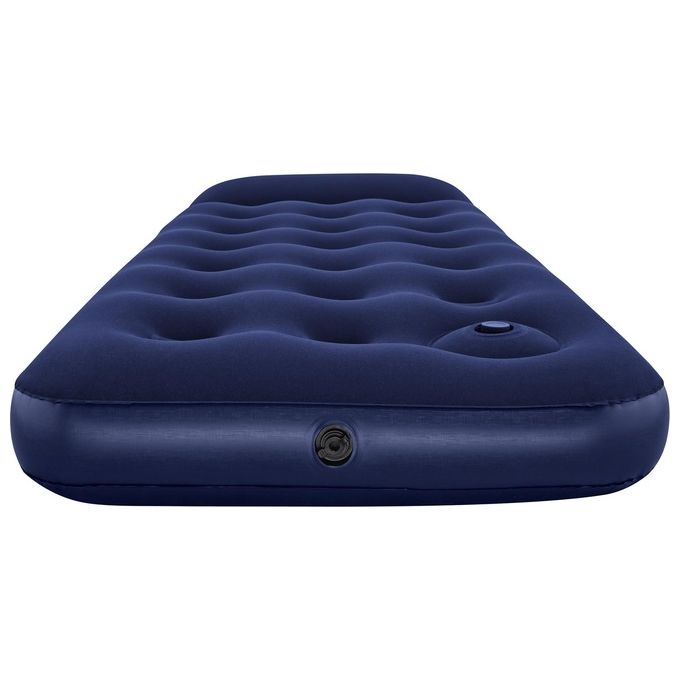 Bestway Materasso Gonfiabile Singolo con Pompa Pedale Blu