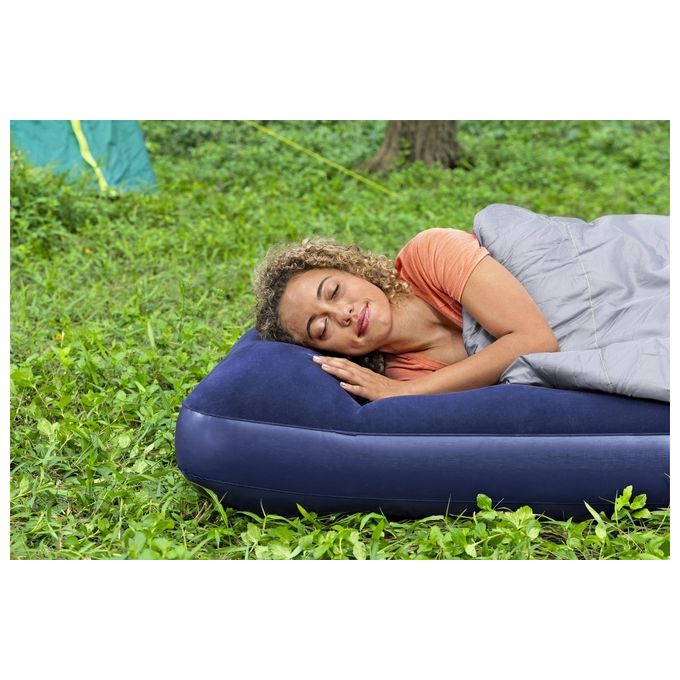 Bestway Materasso Gonfiabile Singolo con Pompa Pedale Blu
