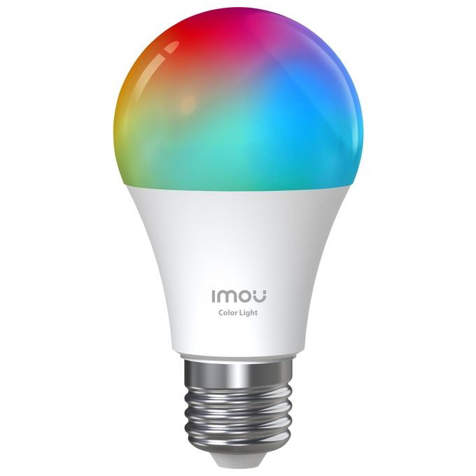 Imou IOT-LB5C1-A60-H-E27-EU B5 Lampadina Smart LED E27 9W 806lm 16 Milioni di Colori Wi-Fi Alexa Google Assistant colore Bianco