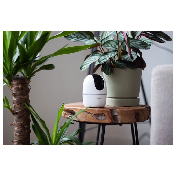Imou Telecamera Wi-Fi Interno, 1080P Telecamera IP di Sorveglianza, Tracciamento del Movimento con Sirena, Baby Monitor con AI Rilevamento Umano, Audio Bidirezionale and Visione Notturna - A1 2mp 1920x1080p