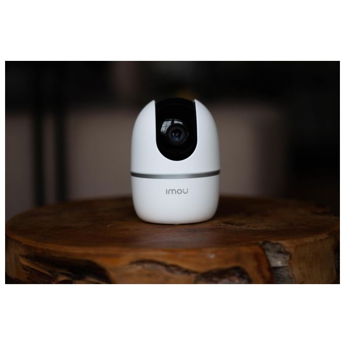 Imou Telecamera Wi-Fi Interno, 1080P Telecamera IP di Sorveglianza, Tracciamento del Movimento con Sirena, Baby Monitor con AI Rilevamento Umano, Audio Bidirezionale and Visione Notturna - A1 2mp 1920x1080p