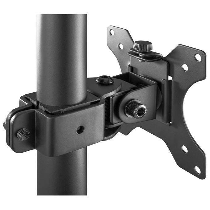 Digitus DA-90437 Supporto Monitor Singolo da Scrivania 17'' 32'' 8 Kg VESA 75x75 100x100 rotazione 360° colore Nero
